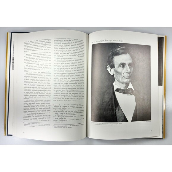 Abraham Lincoln: His Words and His World Vintage 1976 Hardback Book - Picture 5 of 12